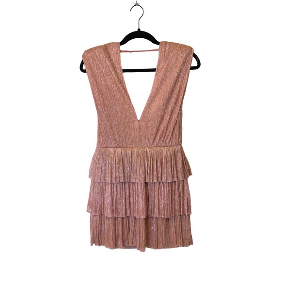 Sabina Musáyev Skylar Mini Dress Pink Lemonade Size M - Picture 4 of 13